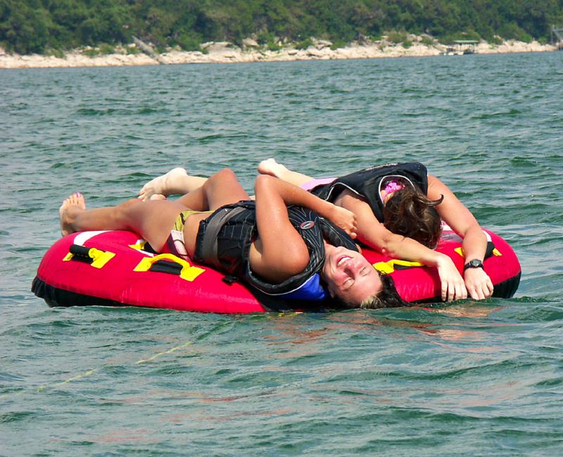 Leslie & Sunny Tubing