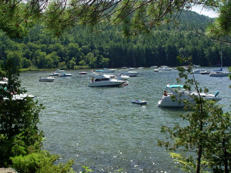 Boating on Lake George NY