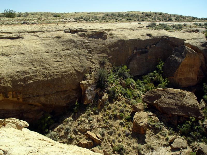 Jackson Staircase - Chaco Canyon        DSC05163.jpg