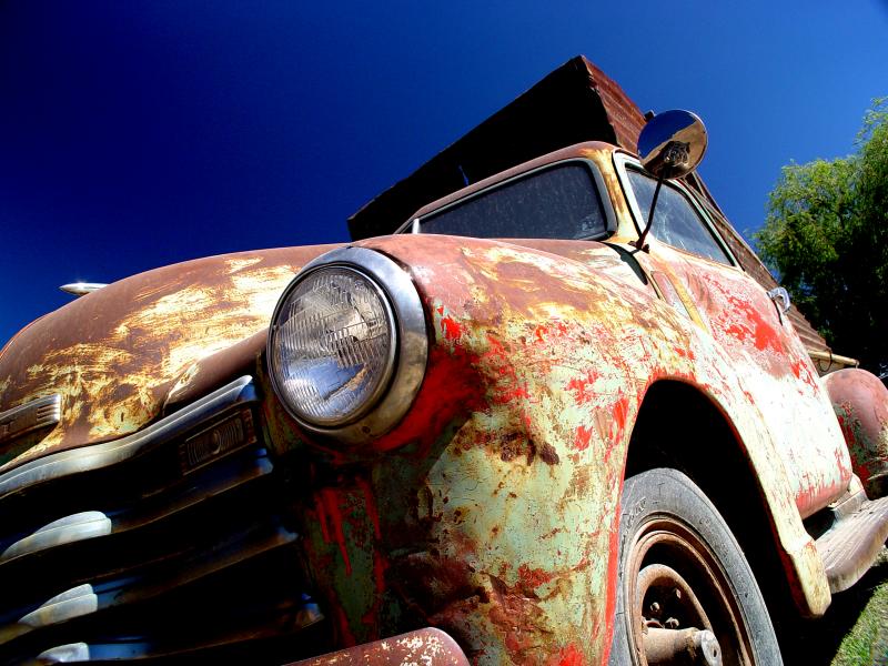 Old Chevy Pickup in New Mexico