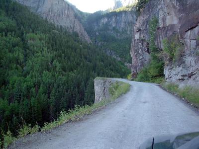 Road to Yankee Boy mine  Ouray, Colorado