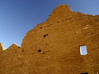 Chacoan masonry, Chaco Canyon,  Pueblo  Bonito