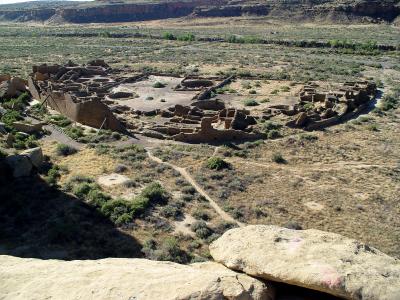Chaco Canyon Pueblo Alto trail