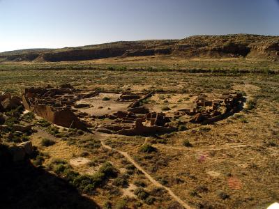 Chaco Canyon   Pueblo Bonito Overlook