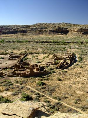 Chaco Canyon   Pueblo Bonito Overlook