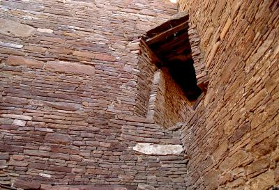 DSC05209a.jpg Chacoan doorway, Pueblo Bonito, Chaco Canyon, New Mexico