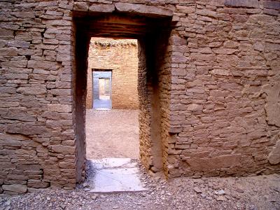 Chacoan doorway, Pueblo Bonito, Chaco Canyon, New Mexico