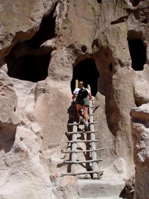 Stairs and caves
Bandelier National Monument
 New Mexico