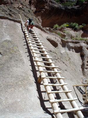 Stairs, Bandelier National Monument
 New Mexico