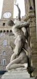 Rape of the Sabine Women, by Giovanni Bologna, 1583