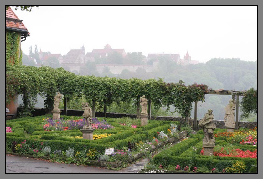 garden in rothenburg
