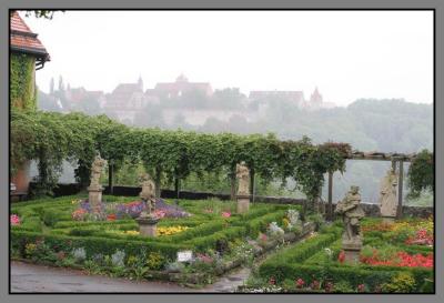 garden in rothenburg