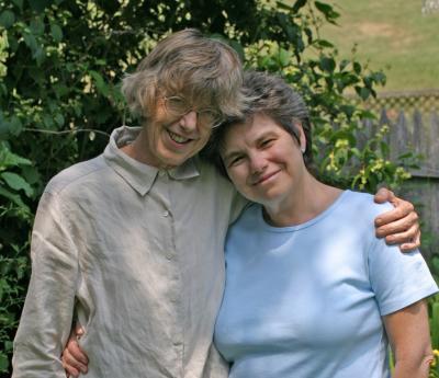 Judy and Nancy, June 2005