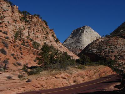 Zions famous red asphalt