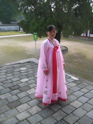 NK lady in formal gown.