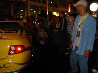 Arnel and yellow car