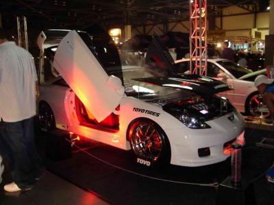 white car with cool door