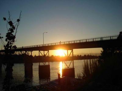 Nanette bridge sunset
