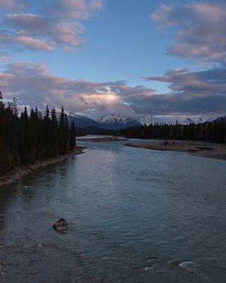 Evening on the Athabasca River