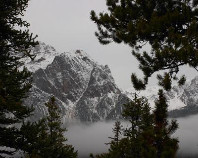 Franchere Peak on a Misty Morning
