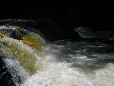 The (scary) wier on the Tully