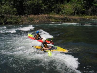 The Cardstone waves - Paul and Wolfgang just cruising