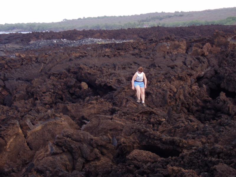 Hell hike though lava fields.  Ahihi Kinau Natural Area Reserve