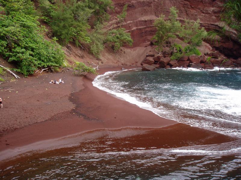 Hana;  Red Sand Beach