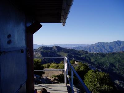 Looking NE.
