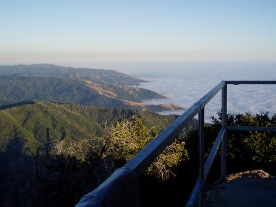 Looking south