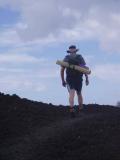 Hiking over lava to fish bowl.  Ahihi Kinau Natural Area Reserve