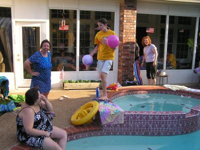 the girls out by the pool.JPG