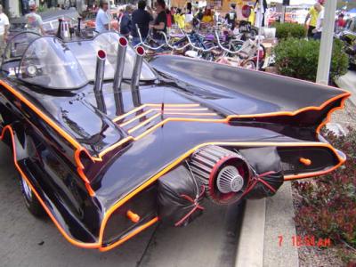Batmobile rear view