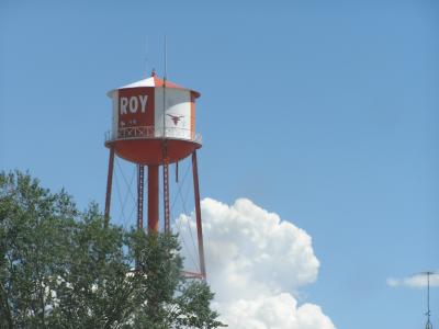 Roy New Mexico water tower.JPG