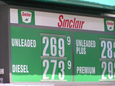 Sinclair gas station sign - Nederland Co.JPG