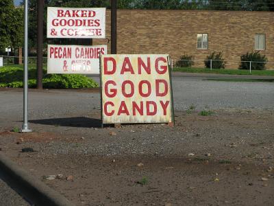 Dang Good Candy sign in TX.JPG