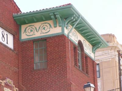 Ornate detail on bldg in Trinidad CO.JPG