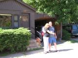 Frances and Doyle at Silver Saddle Motel in Boulder CO.