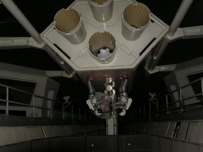 Inside Space Mountain on TTA ride