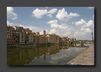 View from Ponte Vecchio (1345)