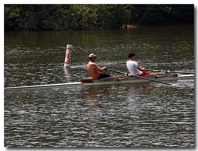 Rowing on the river