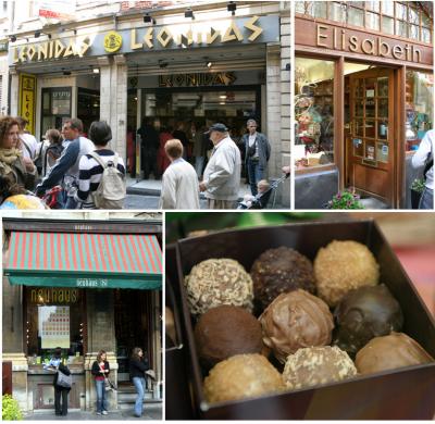 Chocolates Around Grand-Place