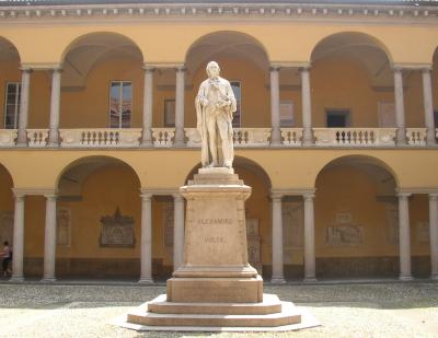 Statue of Alessandro Volta at Pavia University