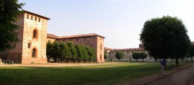 Vigevano castle enclosure