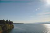 Some homes along the bank of the Hood Canal