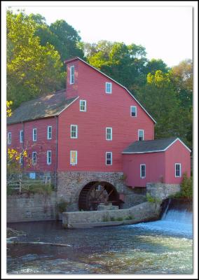 Historic Mill from corner of bridge