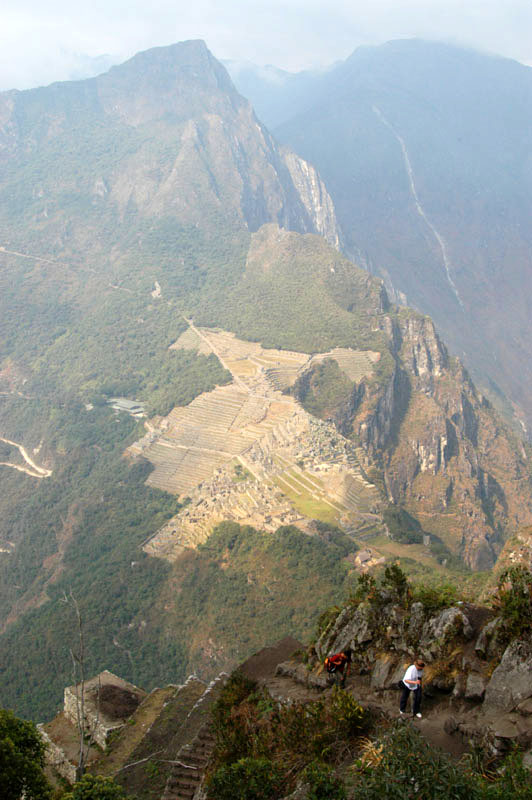 Huayna Picchu - view of MP ruin
