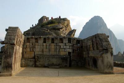 Machu Picchu - Principal temple in Sacred Plaza (ele. 2,500m)