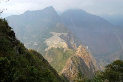 Huayna Picchu - Una Picchu on the right