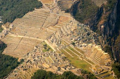 Huayna Picchu - view of MP ruin